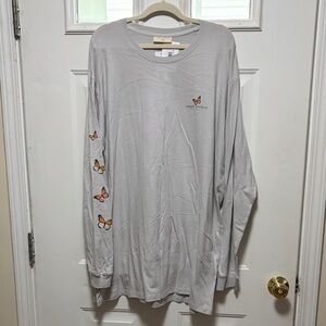 Simply Southern Long Sleeve Tee with Butterfly Accents
